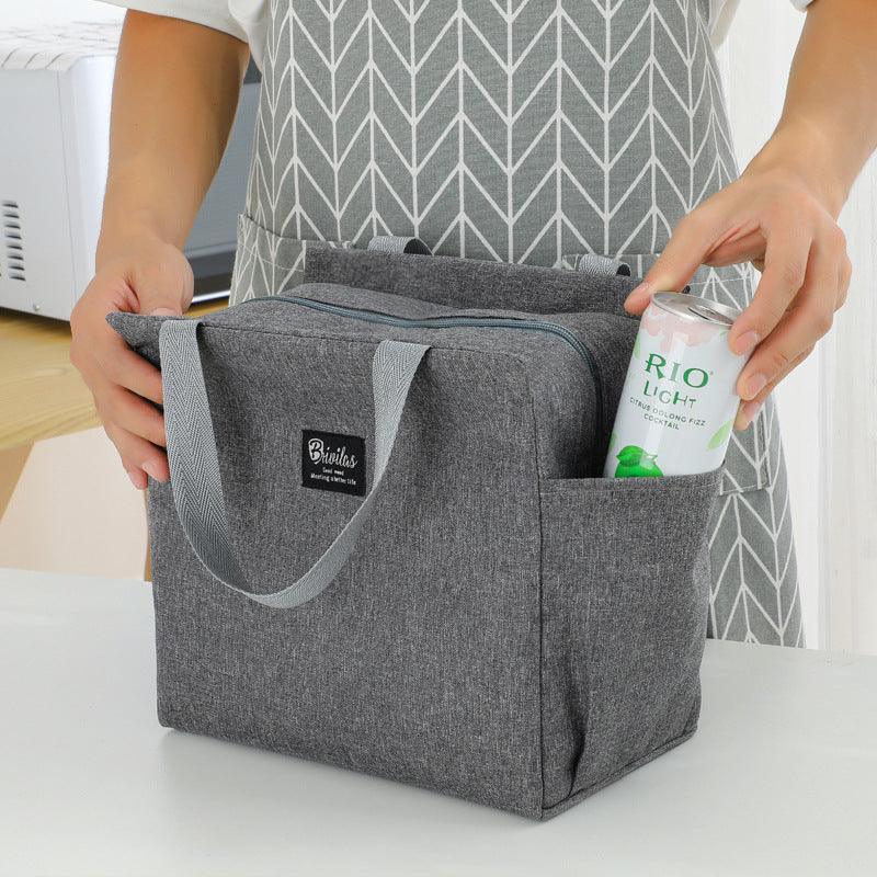 Sac Isotherme Moderne 4-en-1 : Bento, Lunch Box, Courses - Garde Chaud/Froid - TpraTic